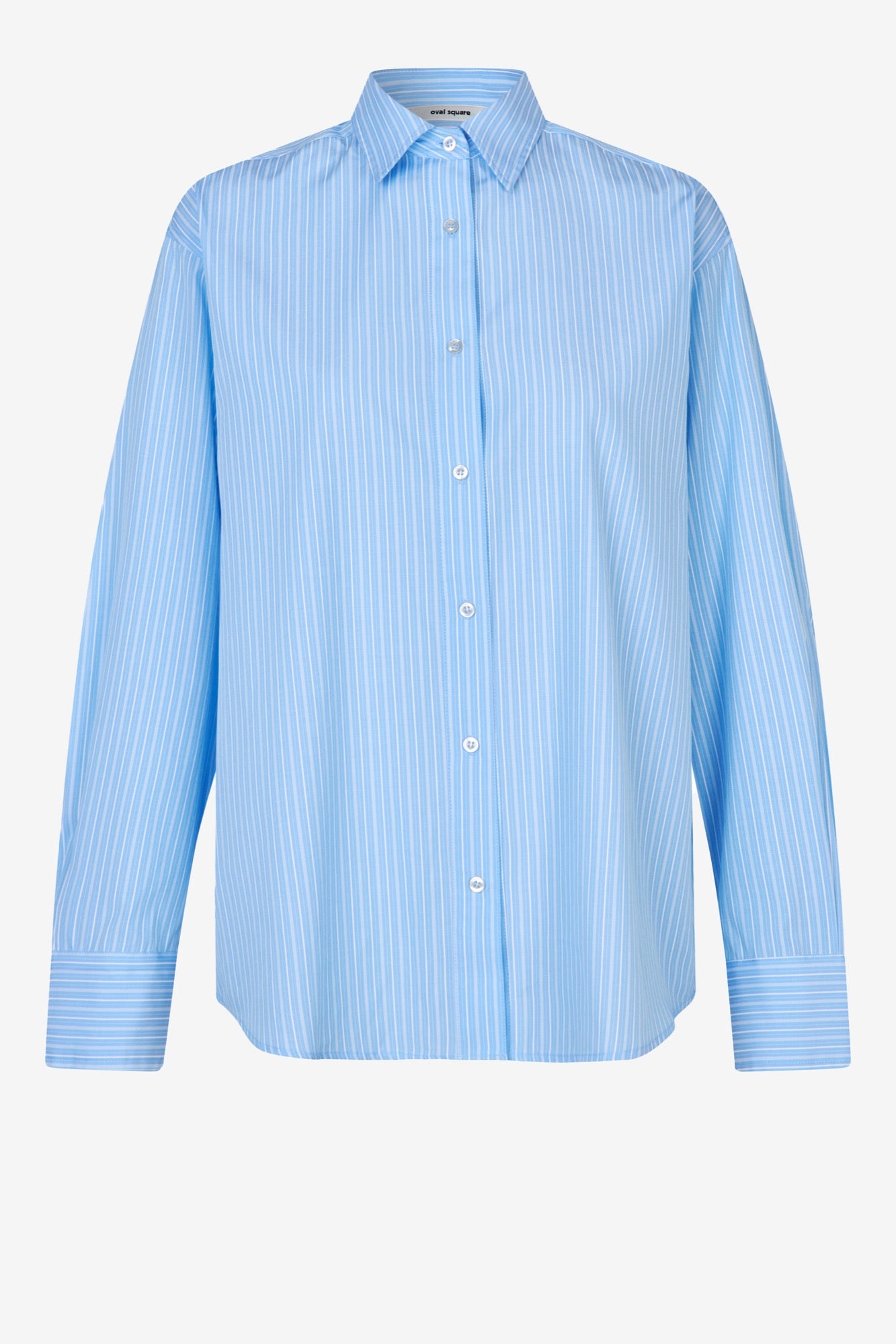 Oval Square Tata Shirt SHIRTS 9059 Cashmere Blue Stripe