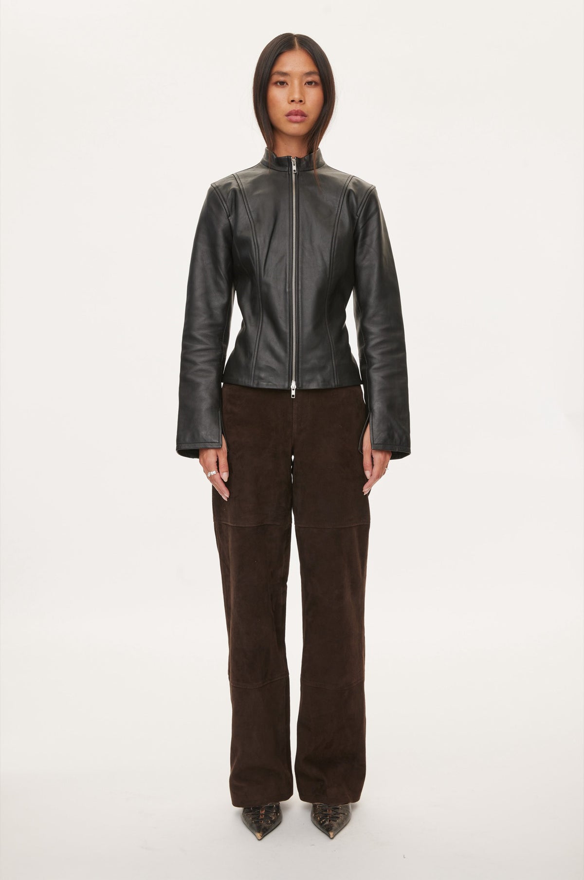 ジャケット・アウター deres Gabriella long oval coat black deres Gabriella long oval coat black