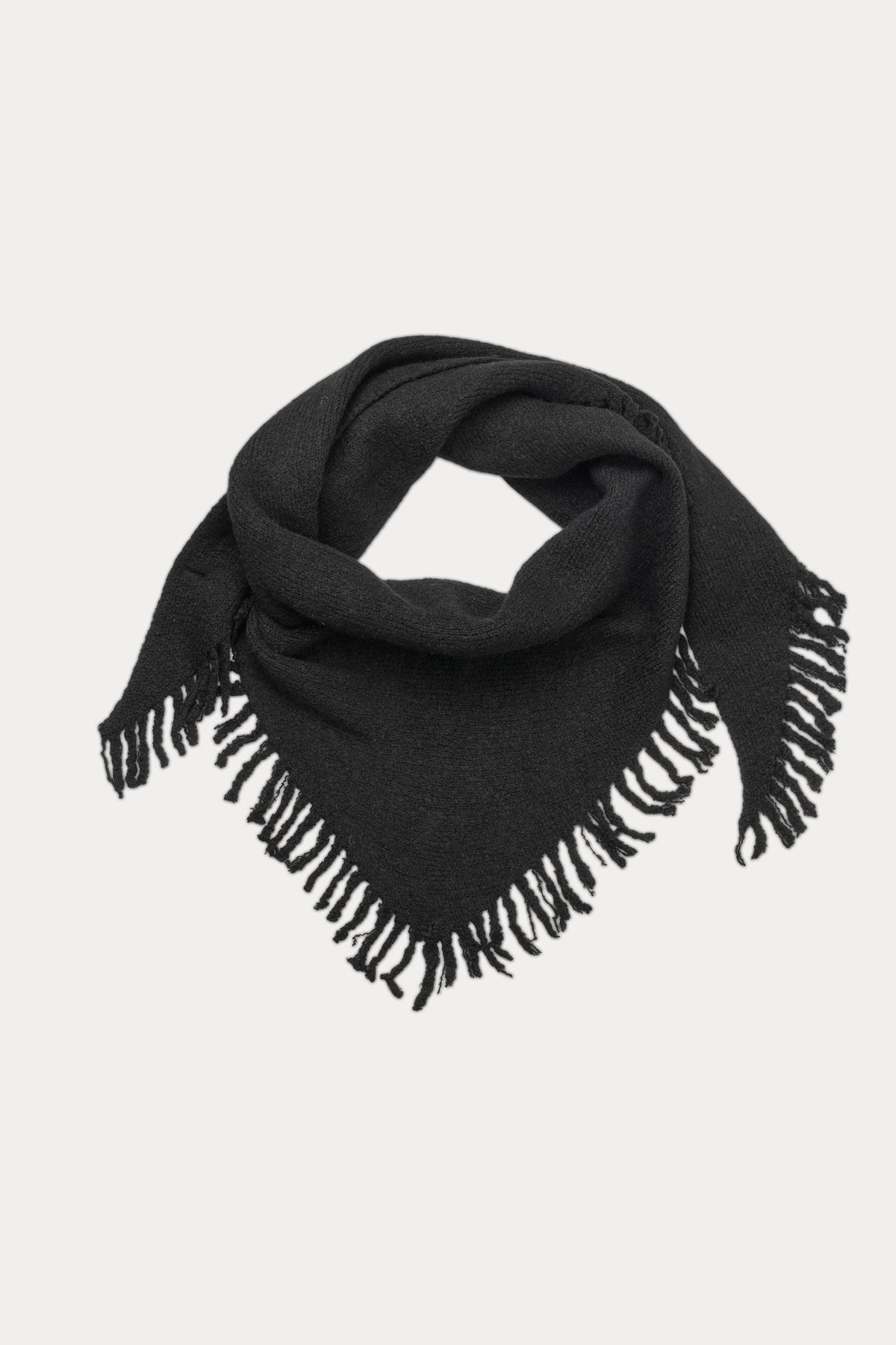 Oval Square Triangle Scarf SCARFS Black