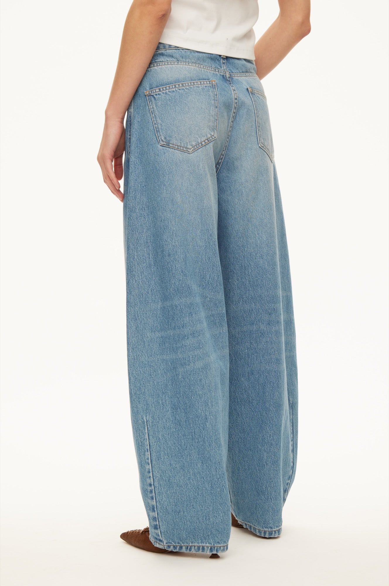 Oval Square Twist jeans JEANS Light Blue
