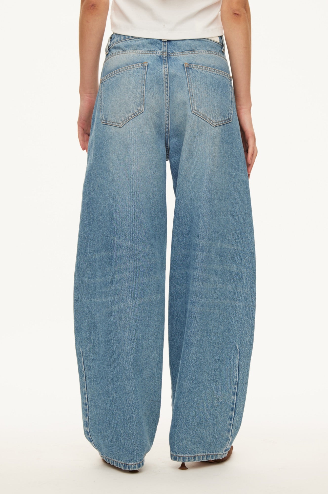Oval Square Twist jeans JEANS Light Blue