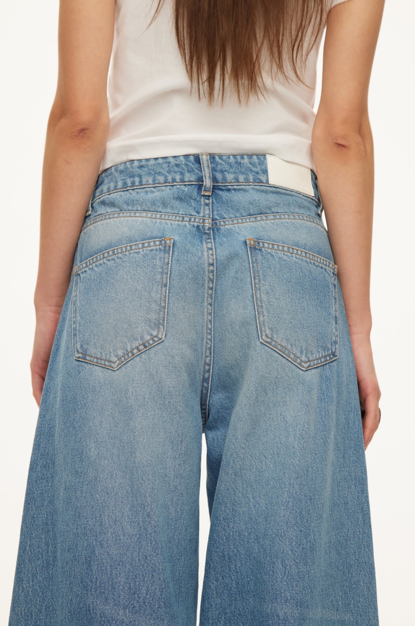 Oval Square Twist jeans JEANS Light Blue