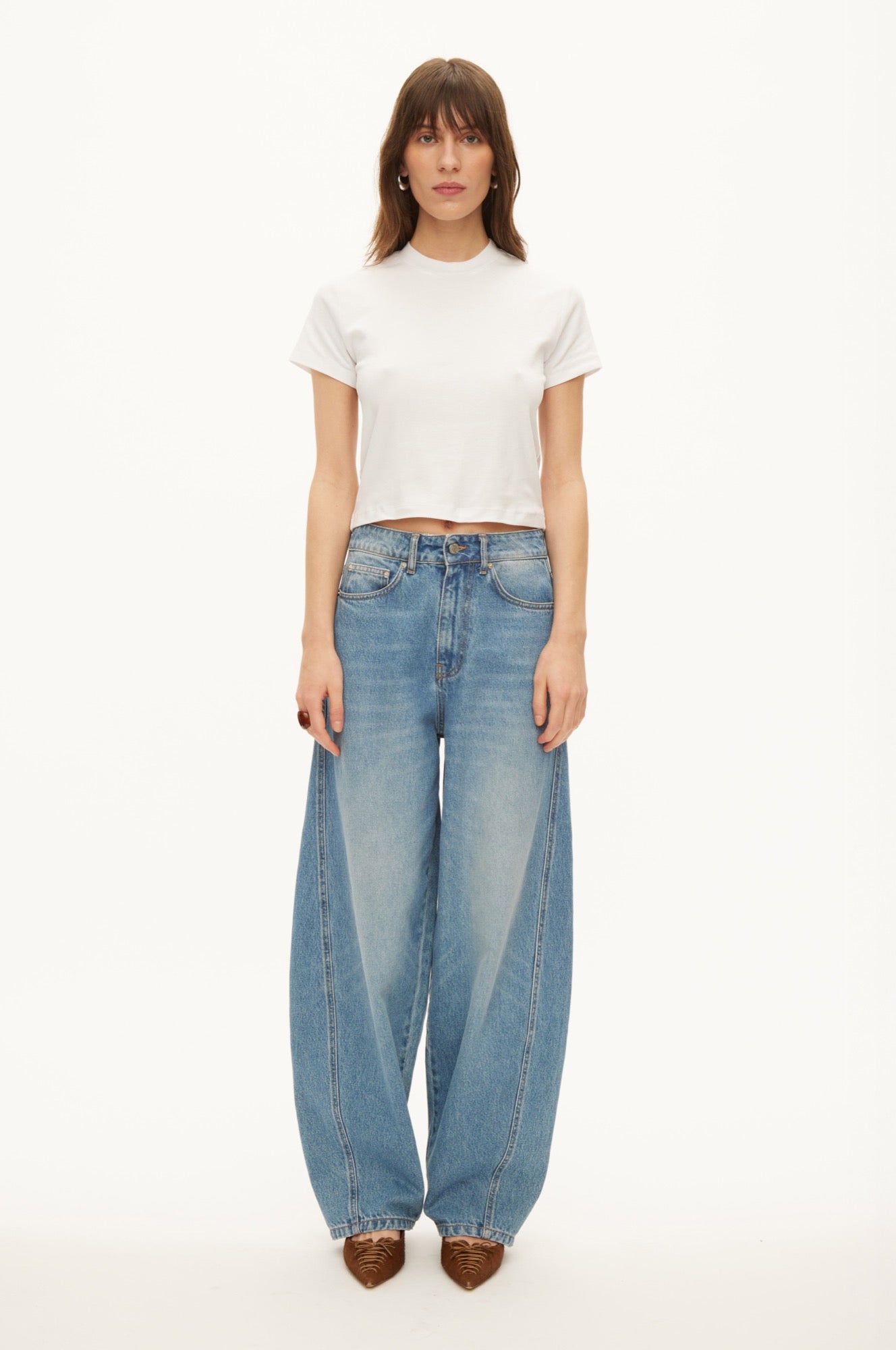 Oval Square Twist jeans JEANS Light Blue