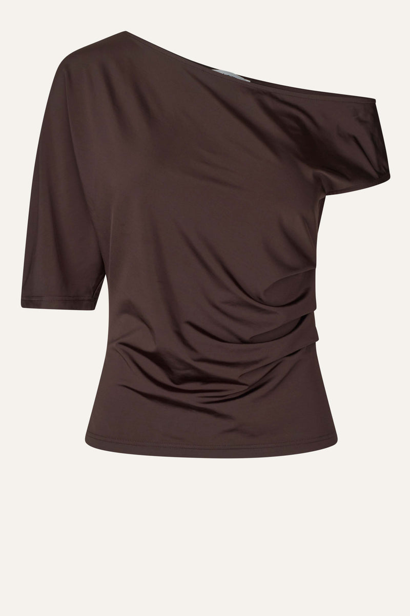 Oval Square Tyra Blouse BLOUSES Chocolate Torte