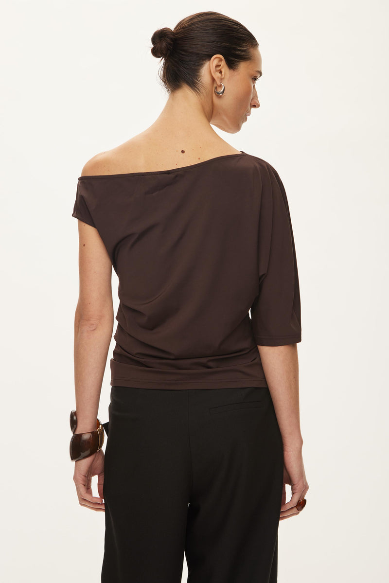 Oval Square Tyra Blouse BLOUSES Chocolate Torte