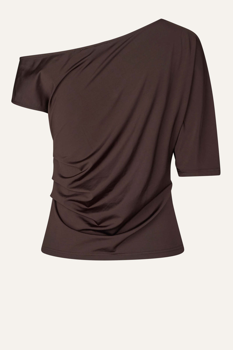 Oval Square Tyra Blouse BLOUSES Chocolate Torte