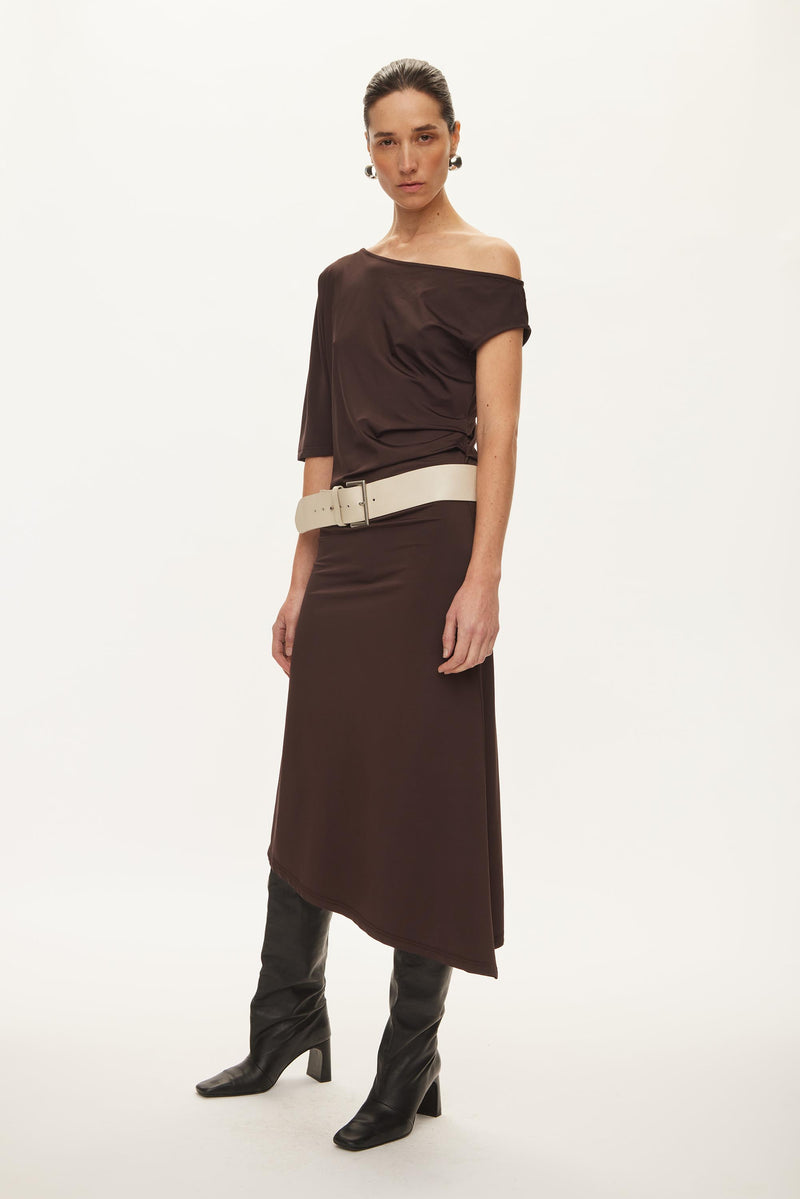Oval Square Tyra Dress DRESSES Chocolate Torte