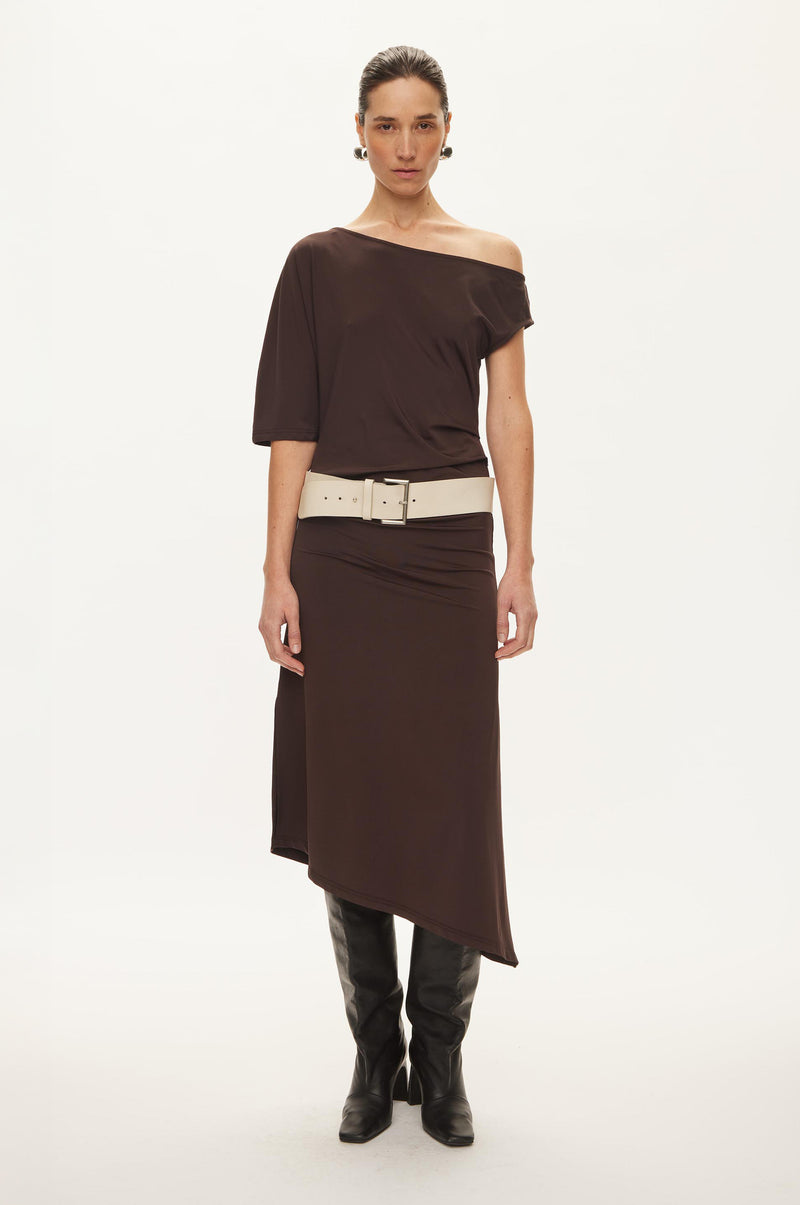 Oval Square Tyra Dress DRESSES Chocolate Torte