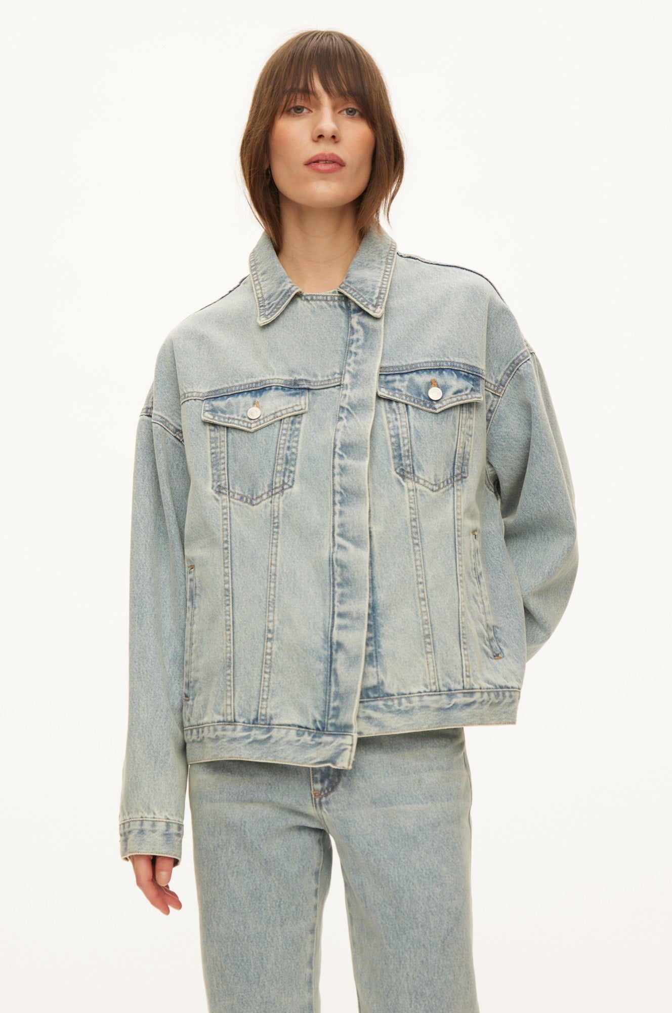 Oval Square Uno jacket JACKETS Blue
