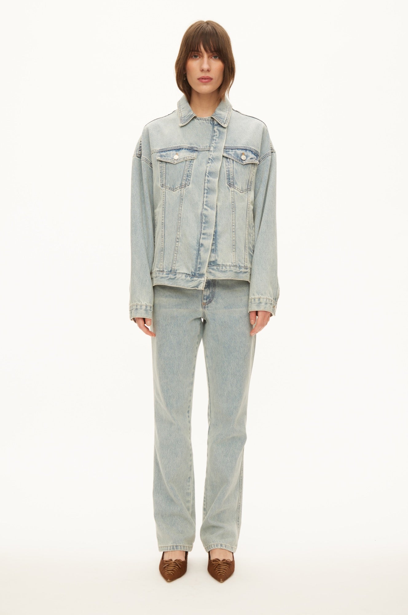 Oval Square Uno jacket JACKETS Blue