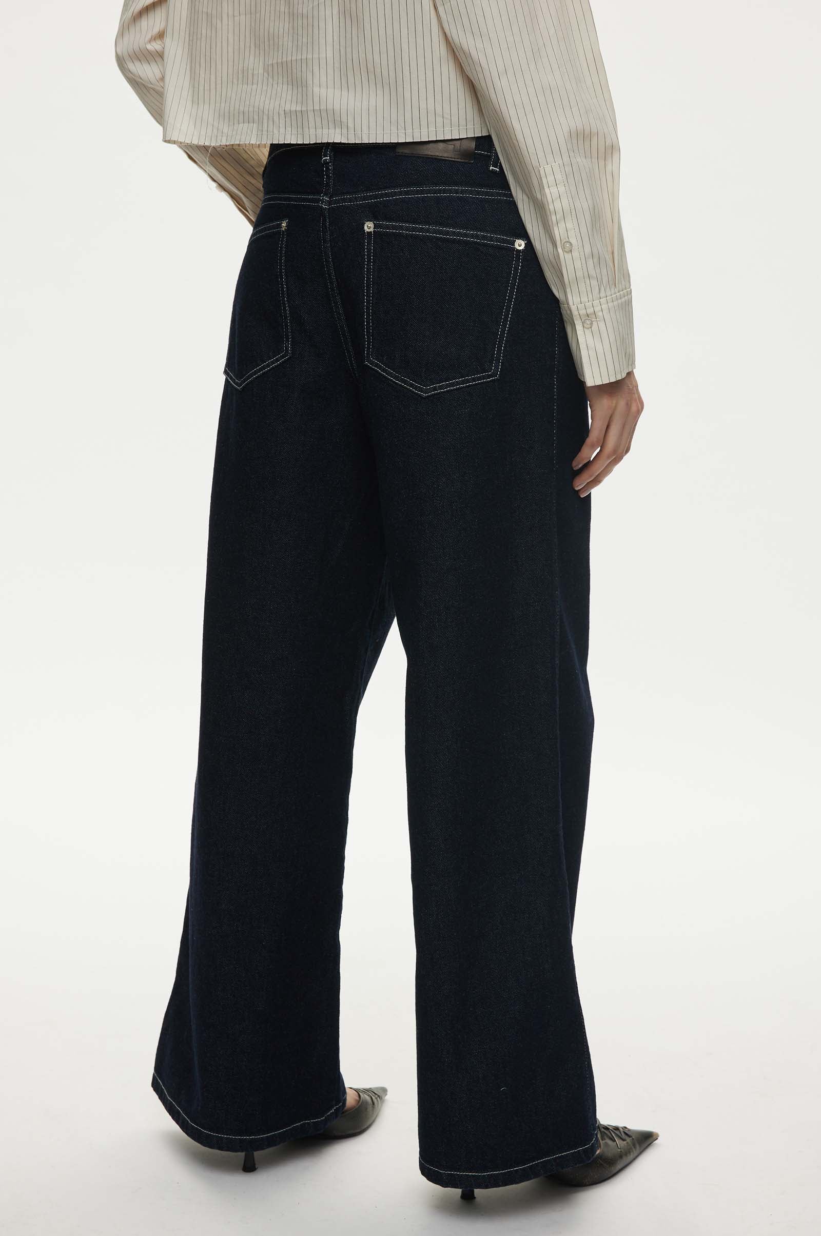 Oval Square Venice Jeans 0101 JEANS 5037 0101 Dark Raw / White Stitch