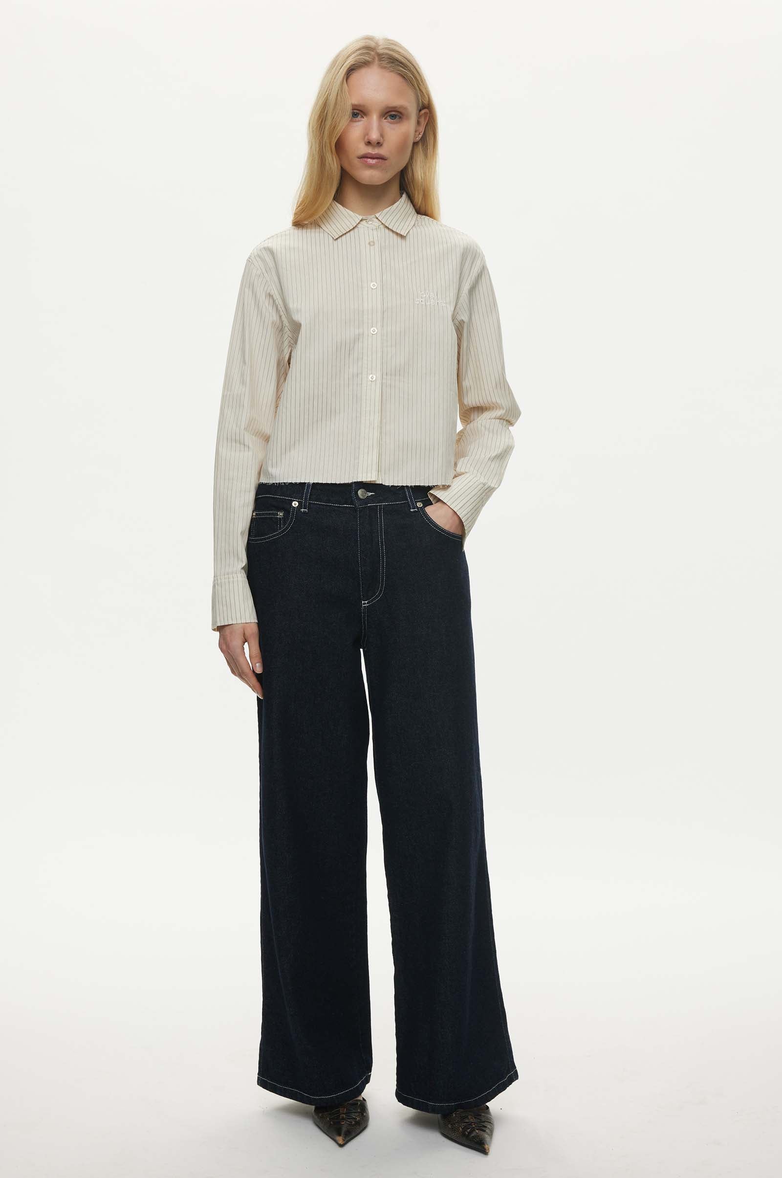 Oval Square Venice Jeans 0101 JEANS 5037 0101 Dark Raw / White Stitch