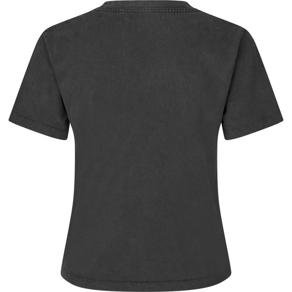 Oval Square Wash Tee TEE 8009 Black Washed