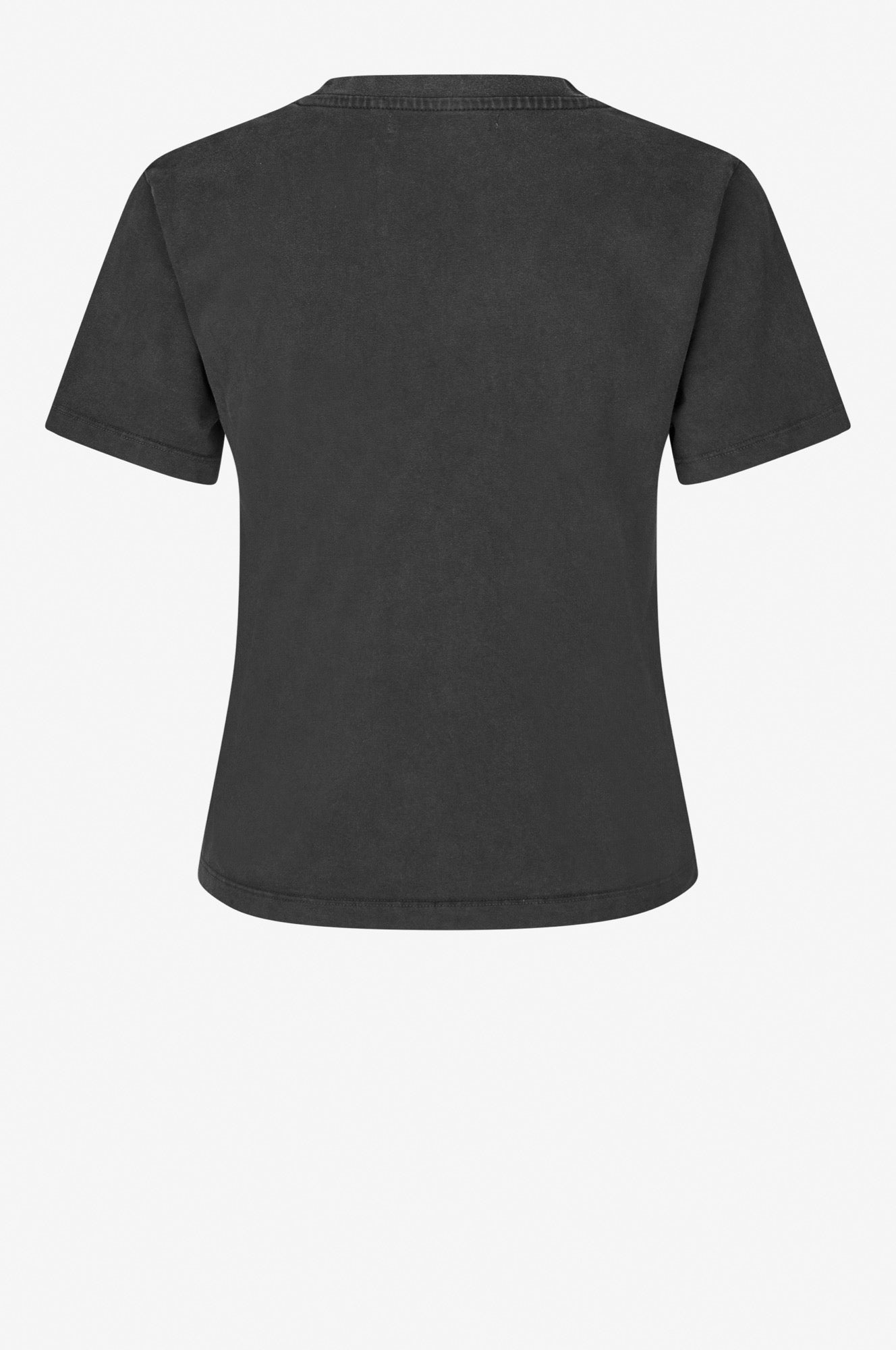 Oval Square Wash Tee TEE 8009 Black Washed
