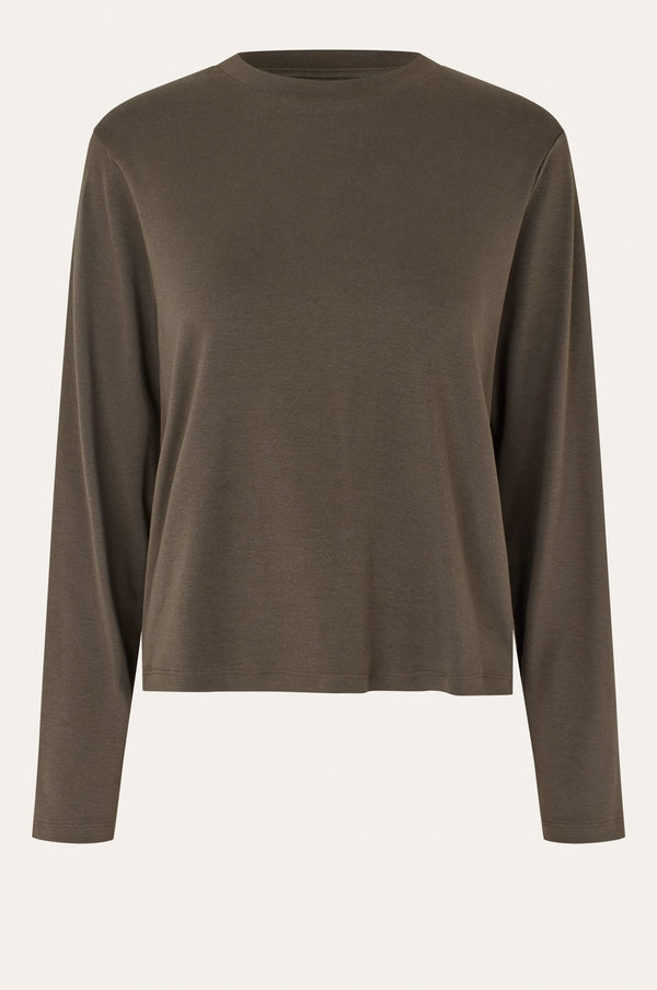 Oval Square Willa LS Tee TEE 7021 Antracite