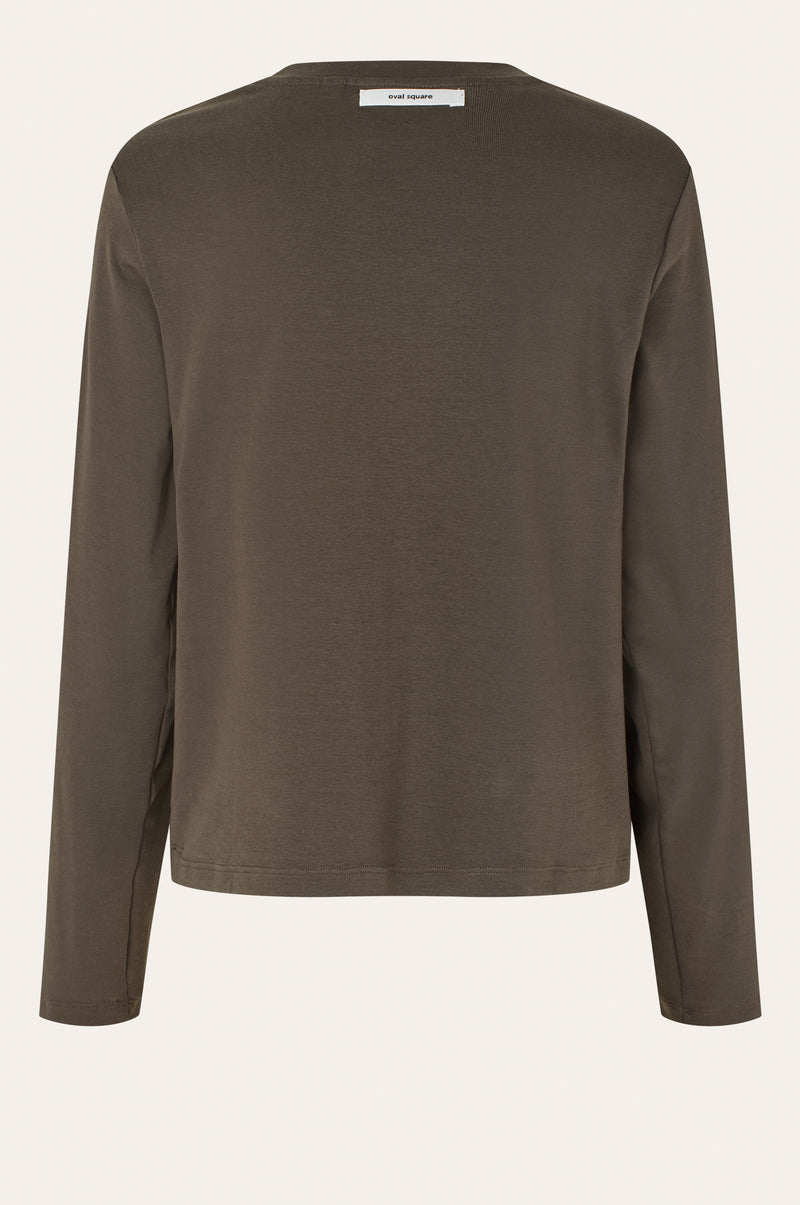 Oval Square Willa LS Tee TEE 7021 Antracite