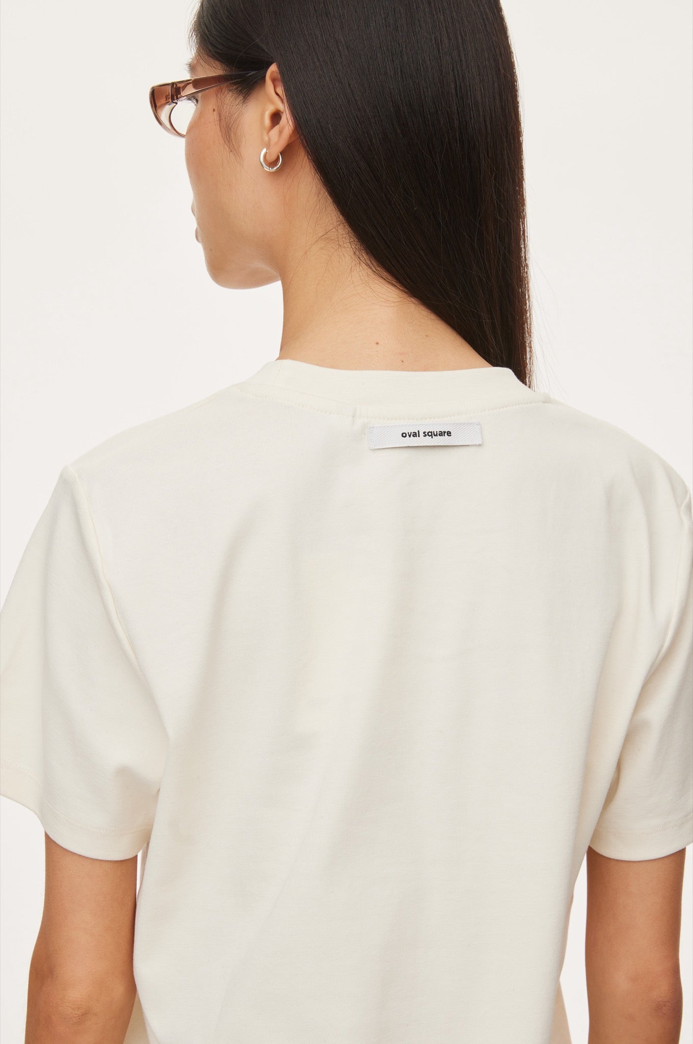 Oval Square Willa Tee TEE 1002 Off White