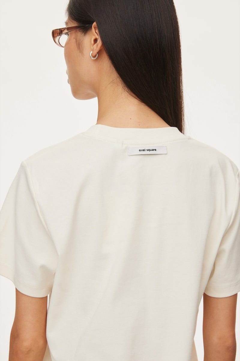 Oval Square Willa Tee TEE 1002 Off White