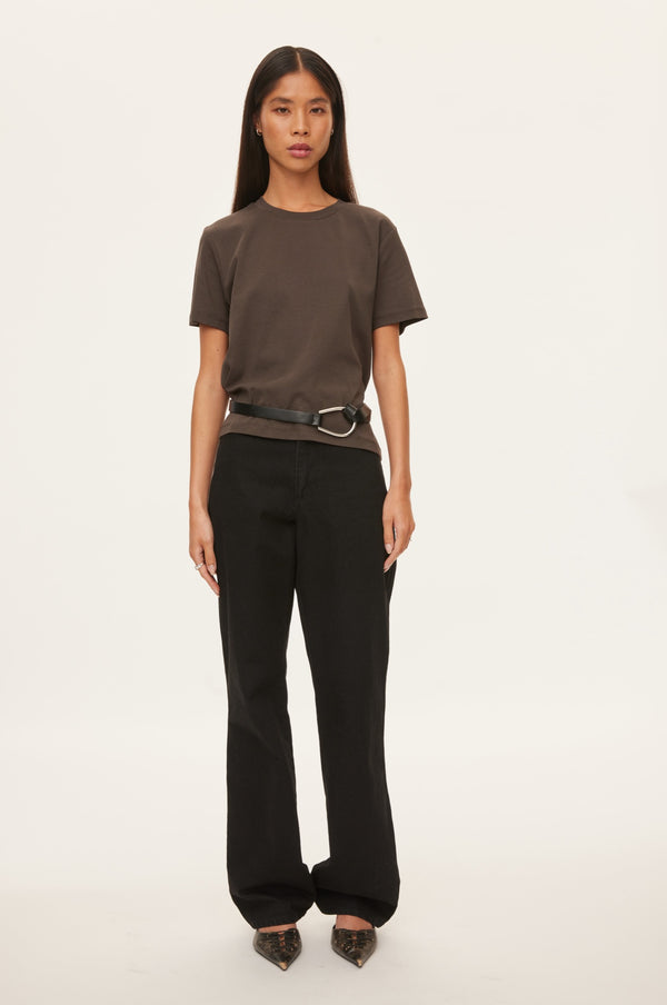Oval Square Willa Tee TEE 7021 Antracite