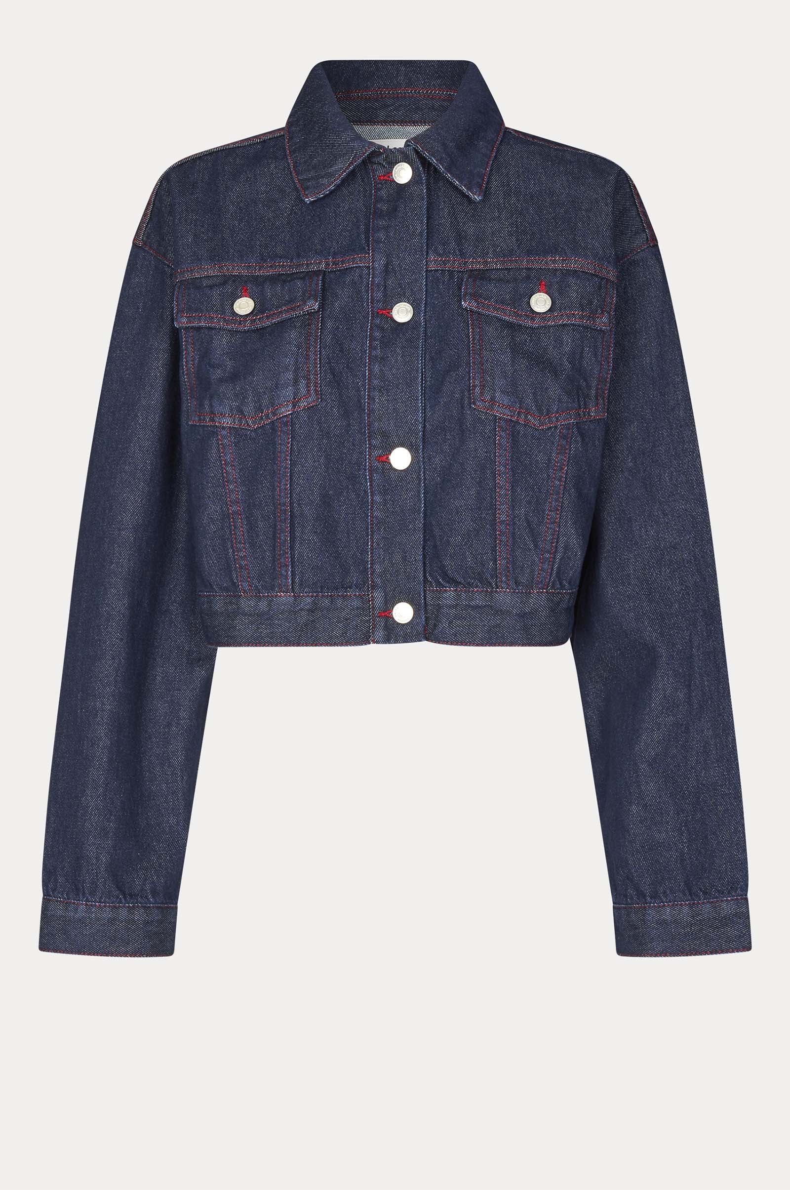 Oval Square Wonder Denim Jacket 0103 JACKETS 5014 0103 Raw / Red stitch