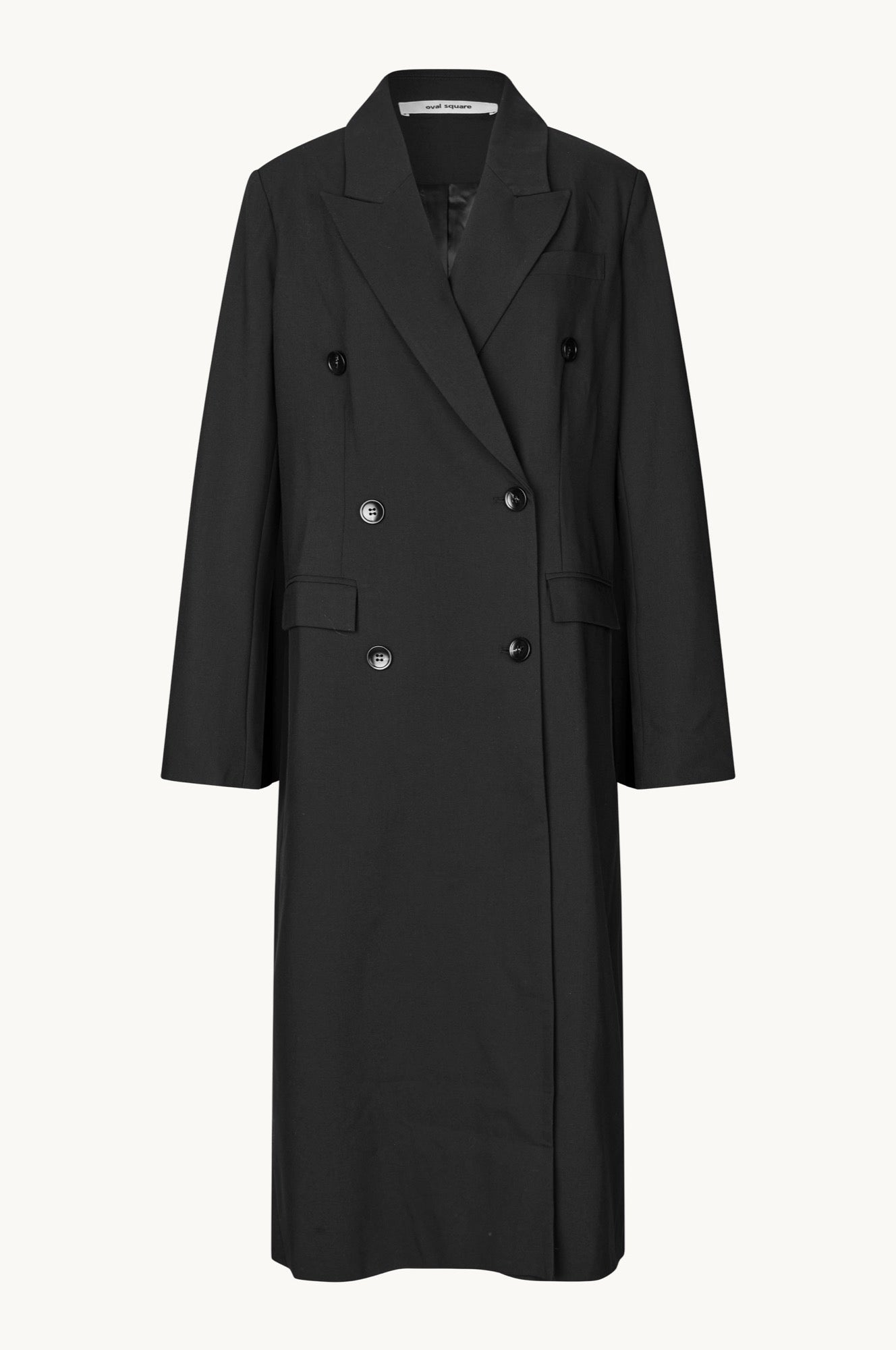 Oval Square Yoko blazer coat BLAZERS Black
