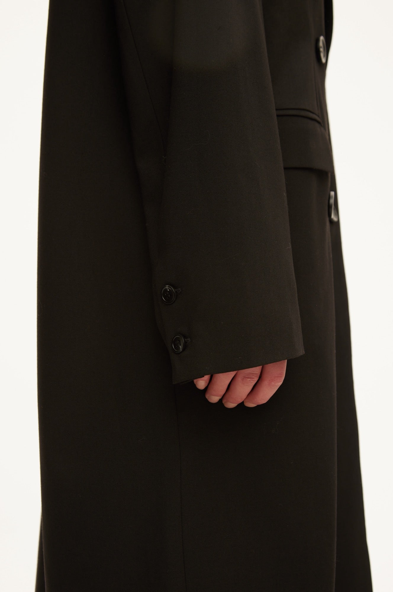 Oval Square Yoko blazer coat BLAZERS Black