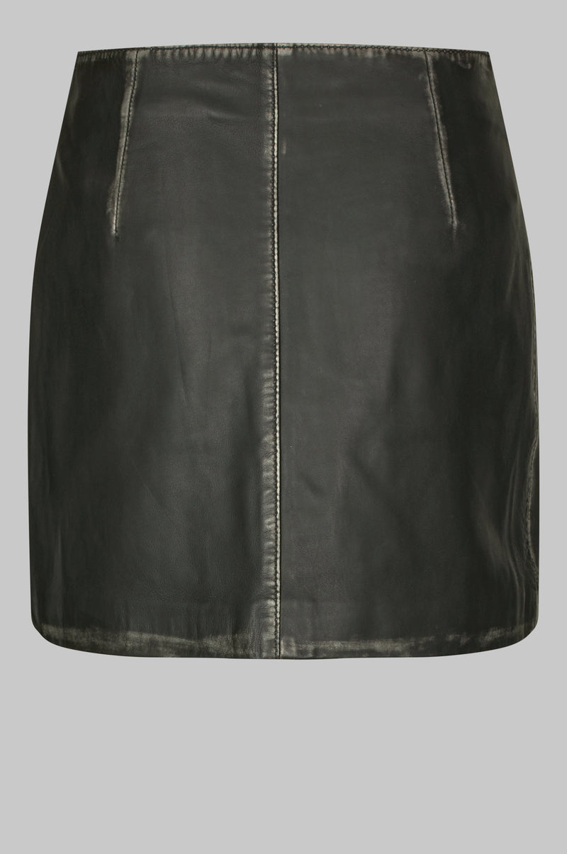 OSRocker Leather Skirt