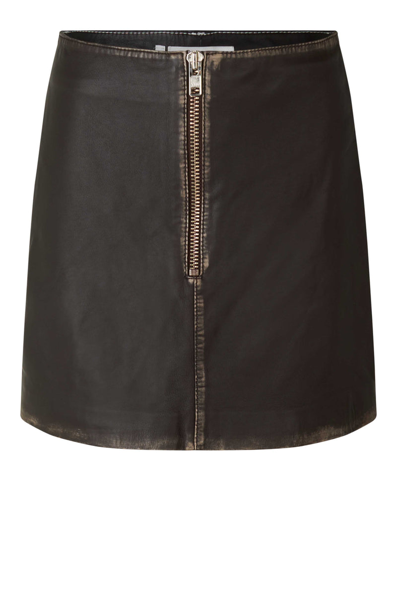 OSRocker Leather Skirt