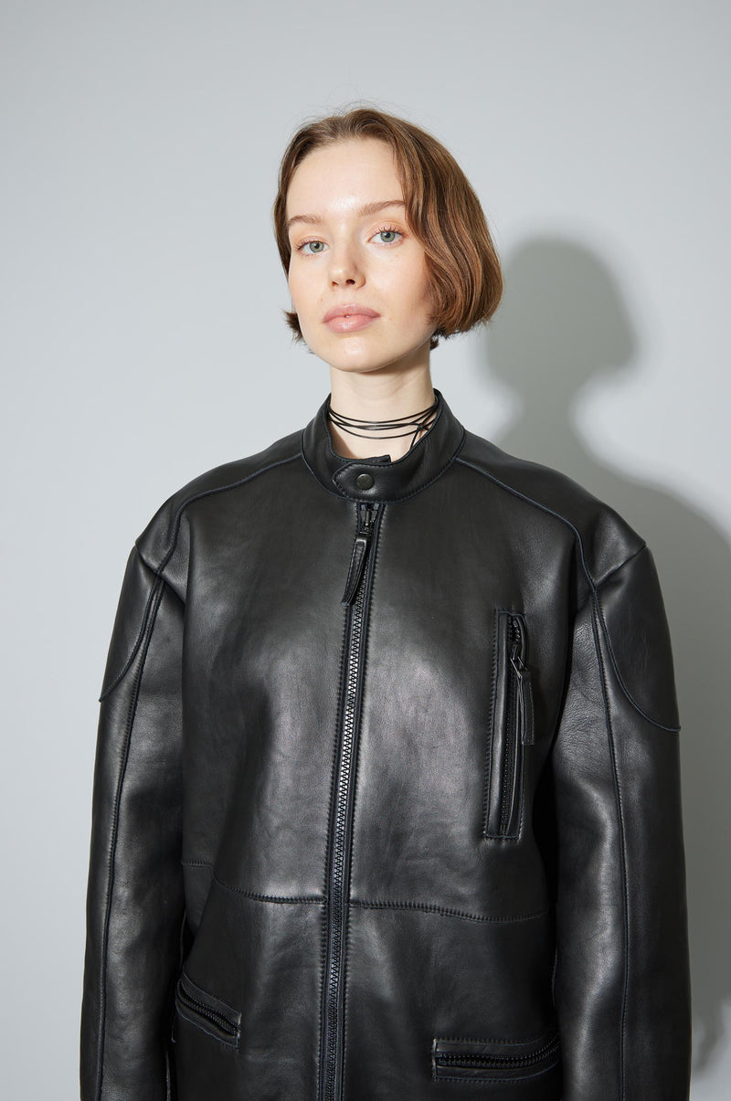 Neo Leather Coat
